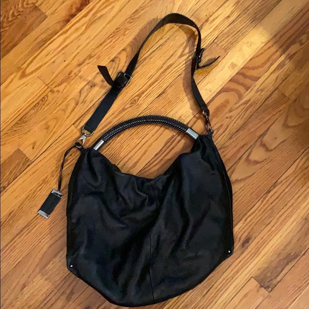 Black leather Kenneth Cole bag